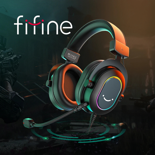 Headset Gamer Fifine RGB