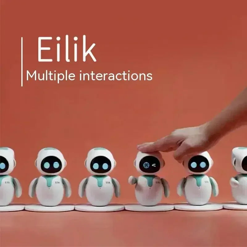 Nuevo Robot Eilik, interacción emocional, compañero inteligente, Robot mascota, estudio creativo electrónico, compañero de escritorio, juguetes de Navidad, regalos