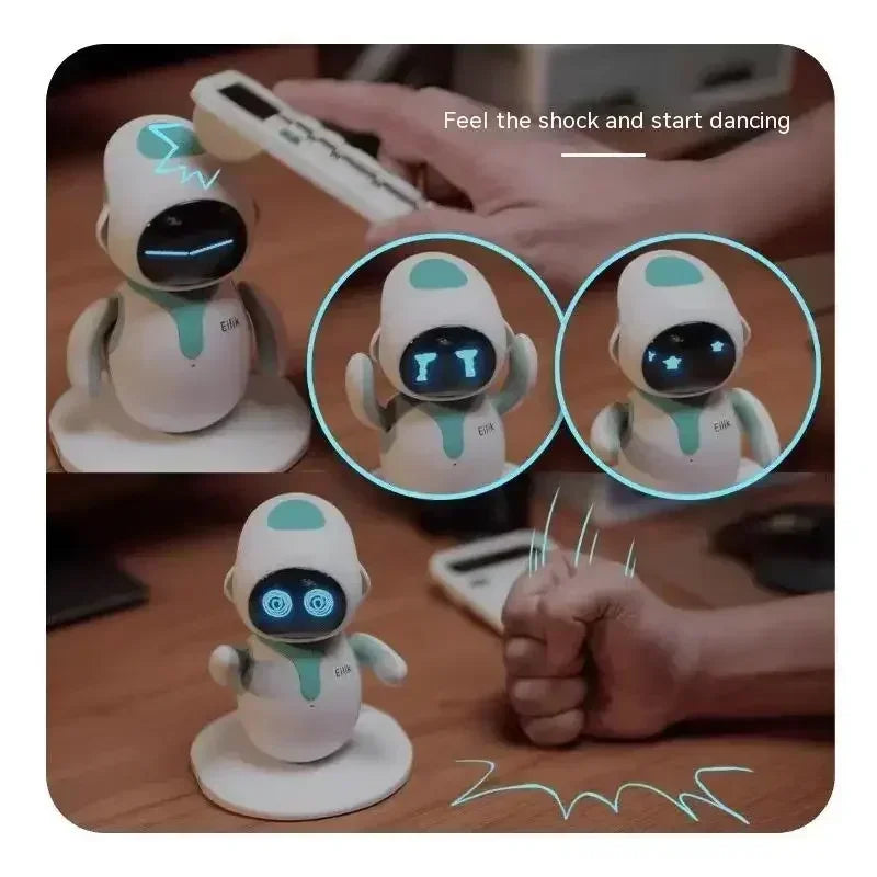 Nuevo Robot Eilik, interacción emocional, compañero inteligente, Robot mascota, estudio creativo electrónico, compañero de escritorio, juguetes de Navidad, regalos