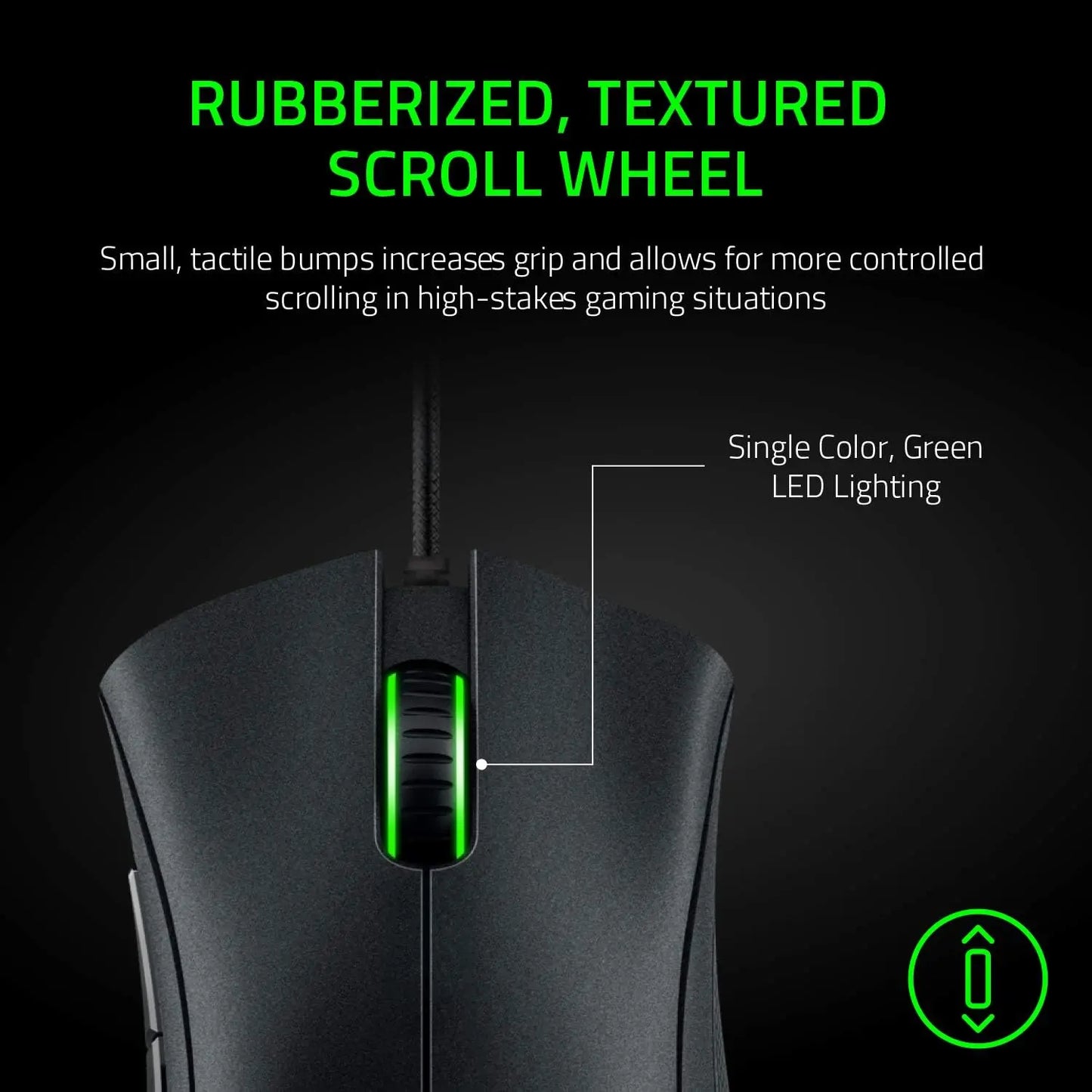 Ratón para juegos Razer DeathAdder Essential Sensor óptico de 6400 DPI